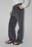 STRIPE VELOUR PANTS