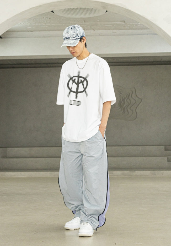●MASSNOUN● EMBLEM WASHED DYING VINTAGE BALL CAP (3色) massnoun(マスノウン) - エンブレムウォッシュ加工ビンテージ