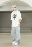 EMBLEM WASHED DYING VINTAGE BALL CAP