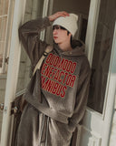 [Mink Brushed] Lotri Velvet Corduroy Crop Hoodie