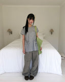 Hues Ribbon Pocket Short Sleeve T-shirt