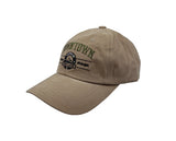 Down lettering ball cap