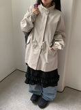 Cotillo Cotton String Over Bomber Jacket
