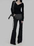 Dema Pleated Wrap Skirt