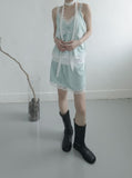 Seve Lace Satin Skirt