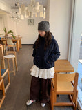 Hendrilan Layered Frill Mini Skirt