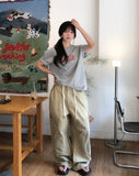 Tokyo Print Crop Short Sleeve T-shirt