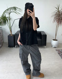 Cardin Washed Strap Cargo Pants
