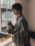 Lauren Cut Vintage Washed Denim Jacket