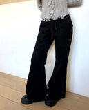 Loen Low-Rise Bootcut Banding Pants