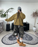 Raven Multi-Zipper Check Jacket