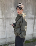 Mer nylon hooded windbreaker