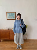 Ottle See-Through Hood Check Shirt