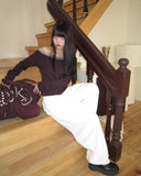 Enyu Lace Lip Neck Long Sleeve T-Shirt