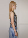 OCEAN STRIPE SLEEVELESS
