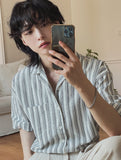 Parry stripe short sleeves shirt