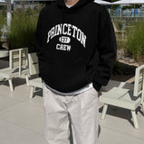 Princeton lettering hood T-shirt