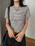 Your Lettering Crop Short Sleeve