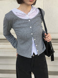 Mela Round Rib Daily Cardigan