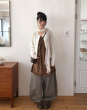 Lua Cashmere Knit Round Cardigan