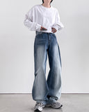 Liesel Slub Wide Denim