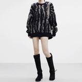 ZMIC Crack Oversized Fit Knitwear