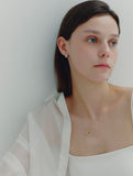 [Premium Plating] Ice Block AB(C) Dual Link Necklace