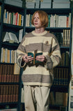 Pullover Border Western Sweater