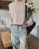 Koya See-through Long Sleeve Knit