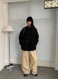 [unisex] Caranne Color Matching Hood Bomber Jacket