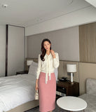 Narelle Lace Tie Knit