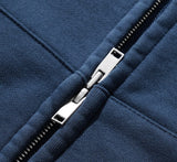 Faded Washed Crop Hood Zip-Up