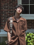 Solar Pleated Half Shirt