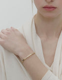 [Premium Plating] Precise AB Double Cuff Bangle S