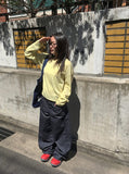 Luine Embroidered Non-Fade Balloon Pants