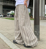 [unisex] Dalmasson Summer Banding Stripe Wide Pants
