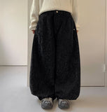 [Unisex] Genniro Camo Cut Balloon Wide Pants