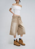 Sweet Carpenter Washing Three Quarter Bermuda Pants