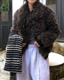 Lucy Collar Eco Fur Jacket