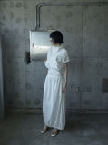Riren Summer Shirred Zip-up