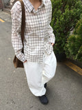 Hensy Check Long Sleeve Shirt