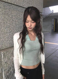 Eo Soft Slim Long Sleeve Shawl Open Cardigan
