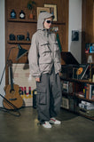 Wide Big Cargo Dart Pants