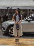 Fresh Pintuck Bermuda Pants