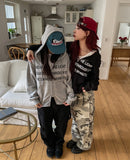 Moments Lettering Semi Crop Hood Zip-Up