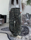 Days Camo Button Cotton Pants