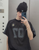 Zero Seven Mesh Track Over Fit Short Sleeve T-shirt