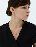 Essence Silver (W) Moissanite Bain Necklace M