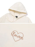 Bambi Flower Embroidered Hoodie