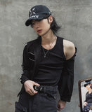 [LANARCH] Destroyed Logo Sleeveless